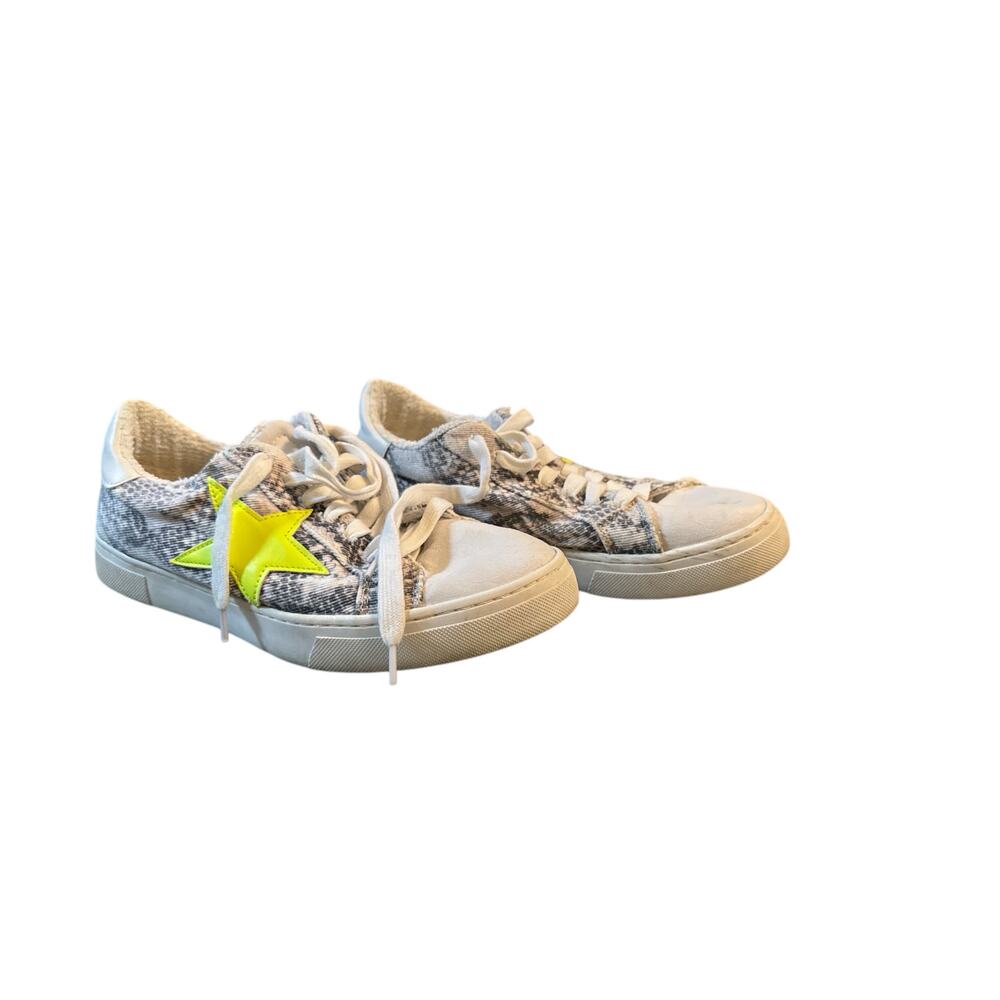 Steven New York reeves women's sneakers snakeskin design sz 7.5